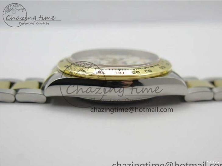 MiroTime 0420 Daytona 116503 SS YG Noob 1:1 Best Edition 904L SS Case and Bracelet White Dial SA4130 V WellDesigned 3176